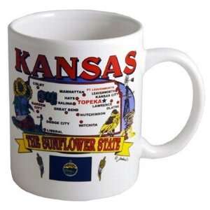  Kansas Mug State Map 