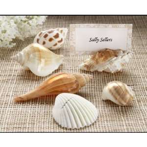  Shells by the Sea Authentic Shell Placecard Holders with 