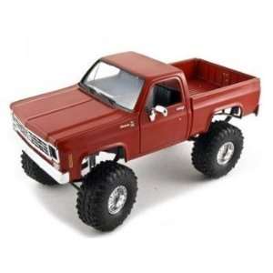   Car Model 1/24 Crimson Red With Irok Swampers Tires Toys & Games