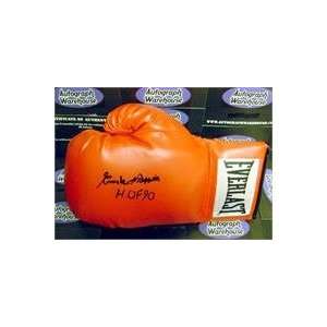 Emile Griffith autographed Boxing Glove inscribed HOF 90  