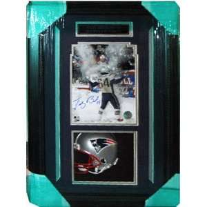  Ted Bruschi New England Patriots Framed Autographed Mini 