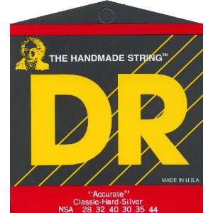 DR Strings Nylon Classic Accurate Hard Tension Acoustic Guitar Strings 