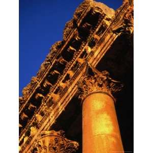 Detail of Columns and Entablature, Baalbek, Lebanon Architecture 