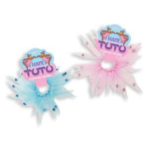 Pastel Princess SET of 2 Hair Tutus Stars Hearts Crystals (Sold 