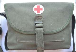 1960s Sweden Unused Military First Aid Kit. Contains bandages from 