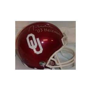  Jason White autographed Football Mini Helmet (OKLAHOMA 