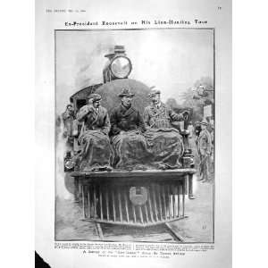   1909 ROOSEVELT LION HUNTING AFRICA SANDOW TERRITORIALS