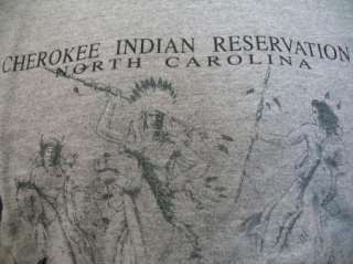 Wolves T Shirt Cherokee Indian, Horses, North Carolina Gold Label 