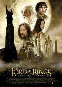 MOVIE POSTER ~ LORD OF THE RINGS TWO TOWERS  