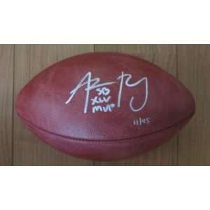   SB XLV MVP STEINER LE 45   Autographed Footballs