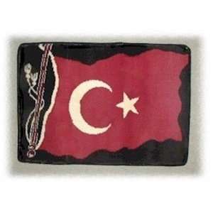  Turkish Flag Carpet or Wallhanging Patio, Lawn & Garden