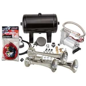   HK3 Complete Triple Air Horn package with 130 psi sealed air system