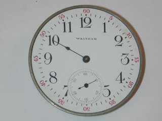 Waltham 16 Size 25 Jewel Railroad Style Pocket Watch. 30T  