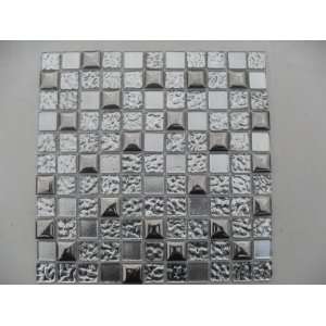 Beautiful Mosaic Glass Backsplash Tile for Kitchen and Bath in Glossy 