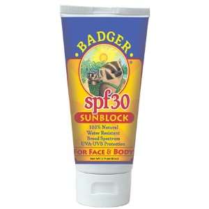  Badger Sunscreen Face and Body SPF30
