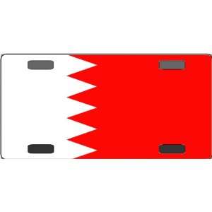  Bahrain Flag Vanity License Plate 