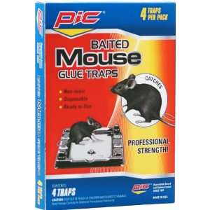  Baited Mouse Glue Traps Patio, Lawn & Garden