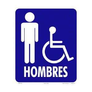  Men Wheelchair Accessible Spanish Sign 7108Ws1012S Office 
