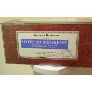 Scottish Breakfast Tea (100 Enveloped Tagged Tea Bags) By Taylors of 