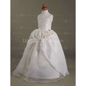   size 2 14 Ball Gown Wedding Ball Flower Tulle Flower Girl Dress  