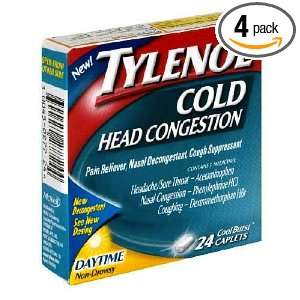  Tylenol Cold Head Congestion 24 Count Health & Personal 
