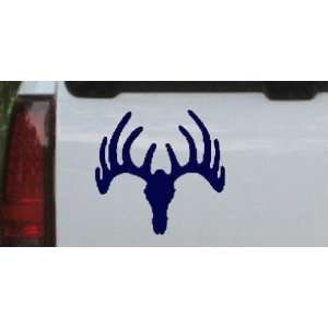 Deer Skull Mount Hunting And Fishing Car Window Wall Laptop Decal 