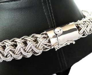 29 BIG WOVEN LINK CHAIN SILVER BRASS HIP HOP NECKLACE  