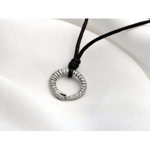 Necklace Pendant Jewelry Ouroboros Serpant Snake Pewter Silver Factory 