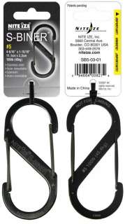 one s biner size 5 black why settle for one carabiner get two in one
