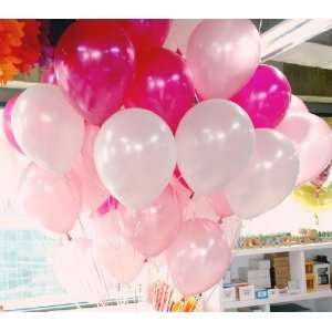   Latex Pearl White&Pink&Peachblow Balloons 100pcs/pack Toys & Games