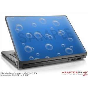  Medium Laptop Skin Bubbles Blue Electronics