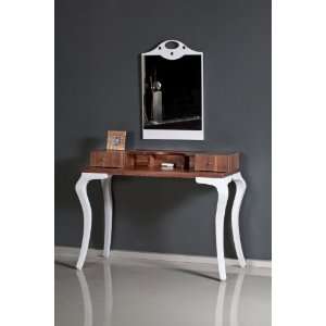  Modern Decorative Vanity Table Set with Drawers and Mirror 