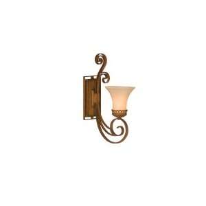 Kalco 5185BG ANTQ Mirabelle 1 Light Wall Sconce in Bellagio with 