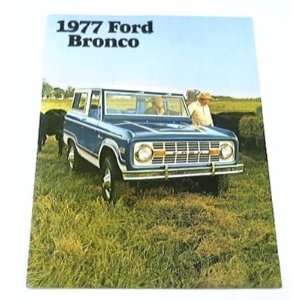  1977 77 Ford BRONCO Truck SUV BROCHURE Sport Ranger 