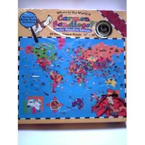   the World Is Carmen Sandiego  Jr Detective Jigsaw Puzzle Toys & Games