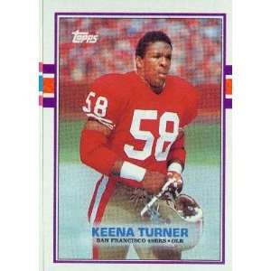  1989 Topps #18 Keena Turner   San Francisco 49ers 