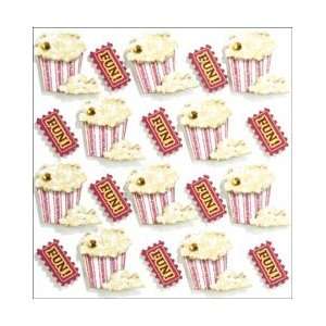  Jolees Mini Repeats Stickers Popcorn; 3 Items/Order Arts 
