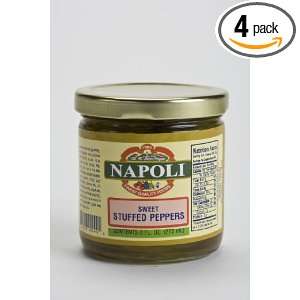 Napoli Sweet Stuffed Peppers 8oz (Pack of 4)  Grocery 