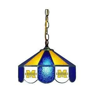    Michigan Wolverines 14 Swag Hanging Lamp