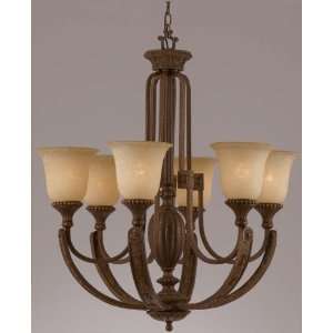   Collection Bronze Finish Chandelier By Triarch International, Inc