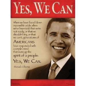  President Barack Obama Quotes Poster Series   Set of 10 