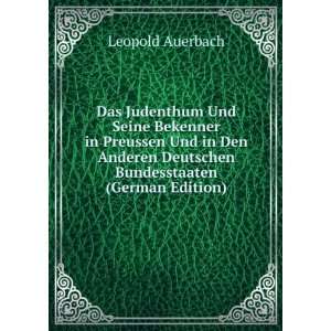   (German Edition) (9785874653200) Leopold Auerbach Books