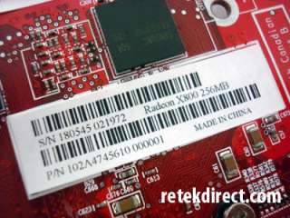 NEW ATI RADEON X800 256MB PCI E DVI VGA VIDEO CARD  