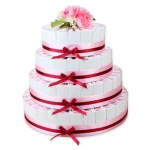   & Pink Favor Cakes   4 Tiers Wedding Favors