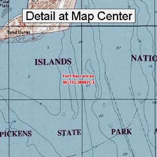  Map   Fort Barrancas, Florida (Folded/Waterproof)