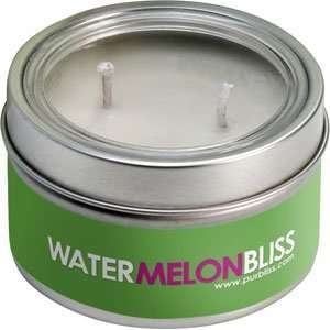  Watermelon Bliss Soy Candle   Travel Tin 