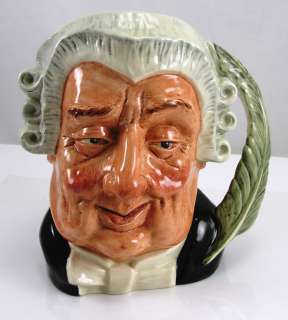 Doulton & Co The Lawyer D6498 Toby Jug 7 inches  