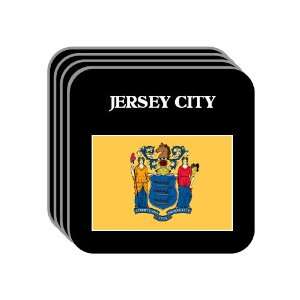  US State Flag   JERSEY CITY, New Jersey (NJ) Set of 4 Mini 