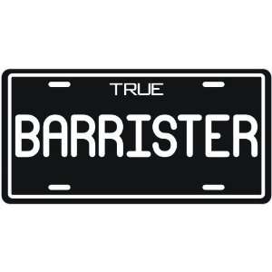  New  True Barrister  License Plate Occupations