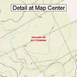  USGS Topographic Quadrangle Map   Batesville Hill, Texas 